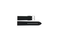 Horlogeband Universeel JD421 Silicoon Zwart 20mm