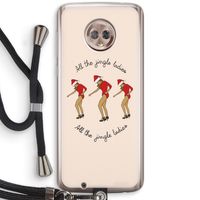 Jingle Ladies: Motorola Moto G6 Transparant Hoesje met koord