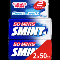 Smint Clean Breath Peppermint Suikervrij Duopack 2 x 50 stuks bij Jumbo