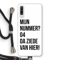 Da ziede van hier: Samsung Galaxy A70 Transparant Hoesje met koord