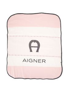 Aigner Kids couverture colour block - Rose