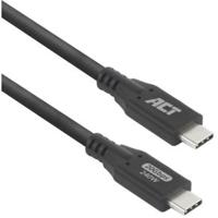 ACT USB4 20Gbps 240W USB Type-C® kabel. 2 meter