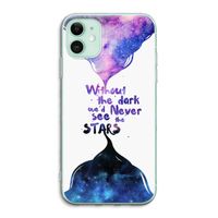 Stars quote: iPhone 11 Transparant Hoesje