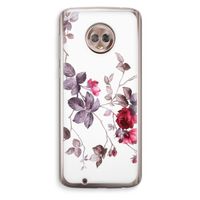 Mooie bloemen: Motorola Moto G6 Transparant Hoesje