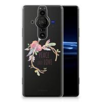 Sony Xperia Pro-I Telefoonhoesje met Naam Boho Text