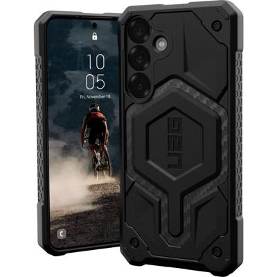 Urban Armor Gear Monarch Pro Outdoor telefoonhoes Samsung Galaxy S25+ Carbon Inductieve lading, Stootbestendig