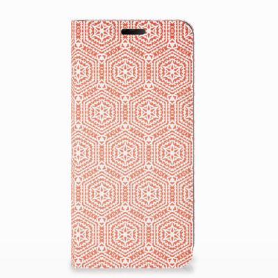 Nokia 7.1 (2018) | Hoesje met Magneet | Pattern Orange