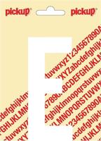 Plakletter Nobel Sticker witte letter E - Pickup