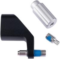 MOUNTY achterderailleur-beschermer "gear-guard" rear der.prot. gear guard b/sil.