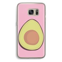 Avocado: Samsung Galaxy S7 Transparant Hoesje