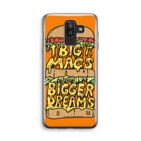 Big Macs Bigger Dreams: Samsung Galaxy J8 (2018) Transparant Hoesje Big Macs Bigger Dreams: Samsung Galaxy J8 (2018) Transparant Hoesje