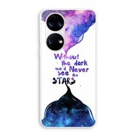 Stars quote: Huawei P50 Transparant Hoesje