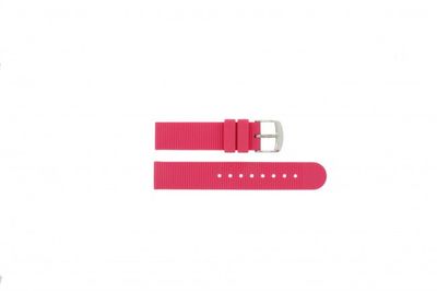 Timex horlogeband T2N789 Rubber Roze 18mm