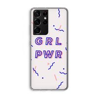 GRL PWR: Samsung Galaxy S21 Ultra Transparant Hoesje
