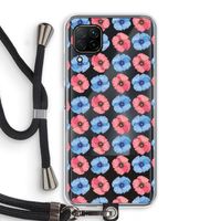 Klaproosjes: Huawei P40 Lite Transparant Hoesje met koord