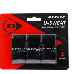 Dunlop D Tac U-Sweat Overgrip 3 St. Zwart