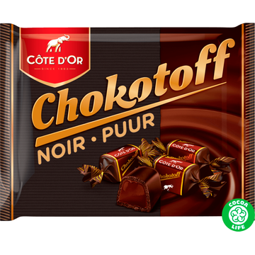 Cote d&apos;Or Chokotoff Chocolaatjes Puur 250g bij Jumbo