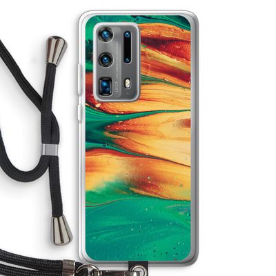 Green Inferno: Huawei P40 Pro Plus Transparant Hoesje met koord