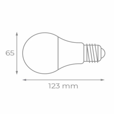 Ledlamp Iglux XST-1227-F V2 12 W E27 1100 Lm (5000 K) (5500 K)