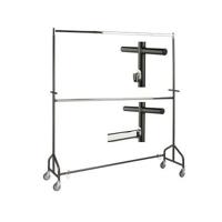 Transport kledingrek 180cm hoogte 210cm