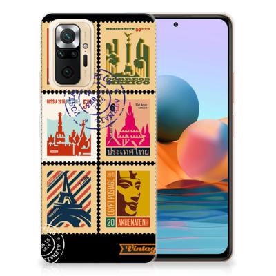 Xiaomi Redmi Note 10 Pro | Silliconen Back Cover | Postzegels