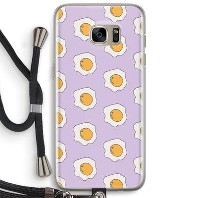 Bacon to my eggs #1: Samsung Galaxy S7 Edge Transparant Hoesje met koord