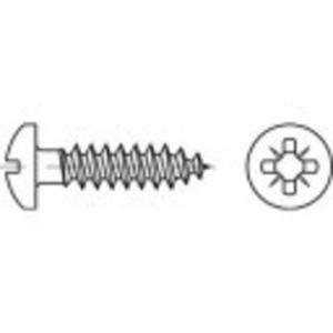 TOOLCRAFT 1069693 Bolkopschroeven 4.5 mm 30 mm Kruiskop Pozidriv 88096 RVS A2 1000 stuk(s)