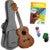 Cascha HH 2036 NL Premium Mahogany concert ukelele set (NL)