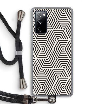 Magic pattern: Samsung Galaxy S20 FE / S20 FE 5G Transparant Hoesje met koord