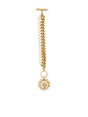 Roberto Cavalli bracelet à détail de tigre - Or
