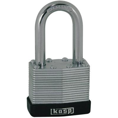 Kasp K13040L40D Hangslot 40 mm Verschillend sluitend Zilver Sleutelslot