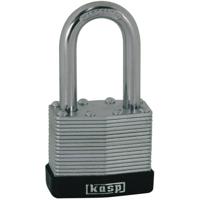 Kasp K13040L40D Hangslot 40 mm Verschillend sluitend Zilver Sleutelslot