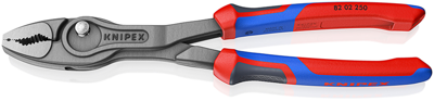Knipex TwinGrip voor- en zijsnijtang | Comfortgrepen | Grijs geatramenteerd | Lengte 250 mm - 82 02 250