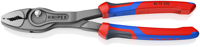 Knipex TwinGrip voor- en zijsnijtang | Comfortgrepen | Grijs geatramenteerd | Lengte 250 mm - 82 02 250