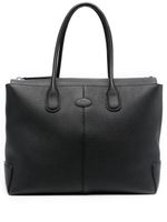 Tod's sac cabas à fermeture zippée - Noir