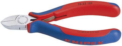 Knipex Zijsnijtang Voor elektromechanica | verzonken scharnier | 125 mm - 7622125