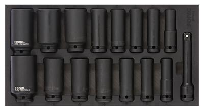 Sonic Krachtdoppenset 1/2", SFS 1/3 Lang 16-delig 301603