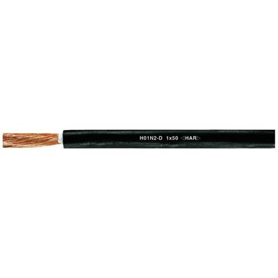 Helukabel 31034-1000 Laskabel H01N2-E 1 x 25 mm² Zwart 1000 m