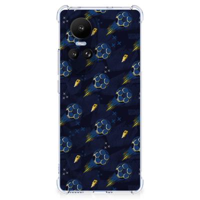 Doorzichtige Silicone Hoesje voor OPPO Reno10 | 10 Pro Voetbal