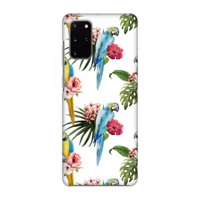 Kleurrijke papegaaien: Volledig geprint Samsung Galaxy S20 Plus Hoesje