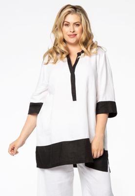 Yoek Tuniek colourblock | Zwart | Maat 50/52