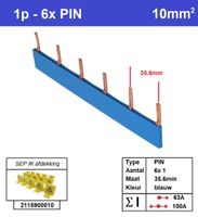 SEP Verdeelkam 1f pin 6 mod blauw P01106B00