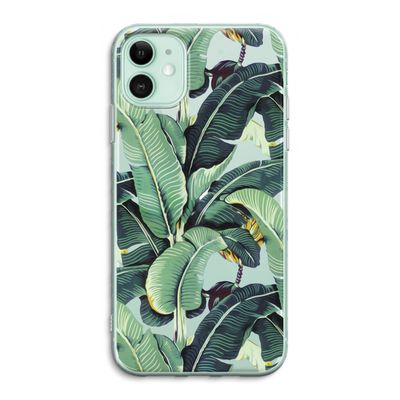 Bananenbladeren: iPhone 11 Transparant Hoesje