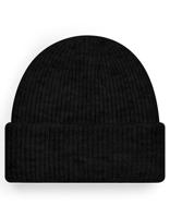 Beechfield CB386 Cosy Ribbed Beanie - Black Marl - One Size