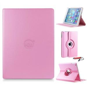 HEM iPad Hoes geschikt voor iPad Mini 1 / 2 / 3 - Lichtroze - Draaibare Hoes - iPad Mini 1/2/3 hoes - Met Stylus Pen