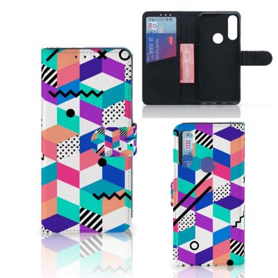 Alcatel 1S 2020 | Book Case | Blokken Kleurrijk
