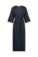 Studio Anneloes Kim Poplin Dress 11526 Lange Jurken 6900 Dark Blue