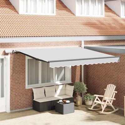 Markies met Handmatig Antraciet 3 x 2,5 m Metaal