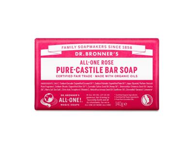 Dr. Bronner&apos;s Zeepblok - pure castile - roos