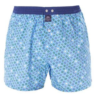 McAlson Boxer met binnenbroek pool ballen blauw